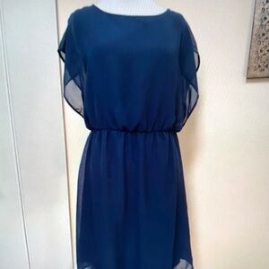 Elegant Navy Blue Dress